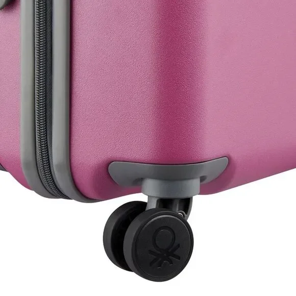 United Colors of Benetton x DELSEY PARIS Carry On  Pink - Picture 5 of 5
